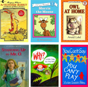 Collage of children's book covers