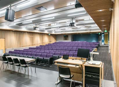 Lecture theatre at the University of the Fraser Valley on the Abbotsford campus.