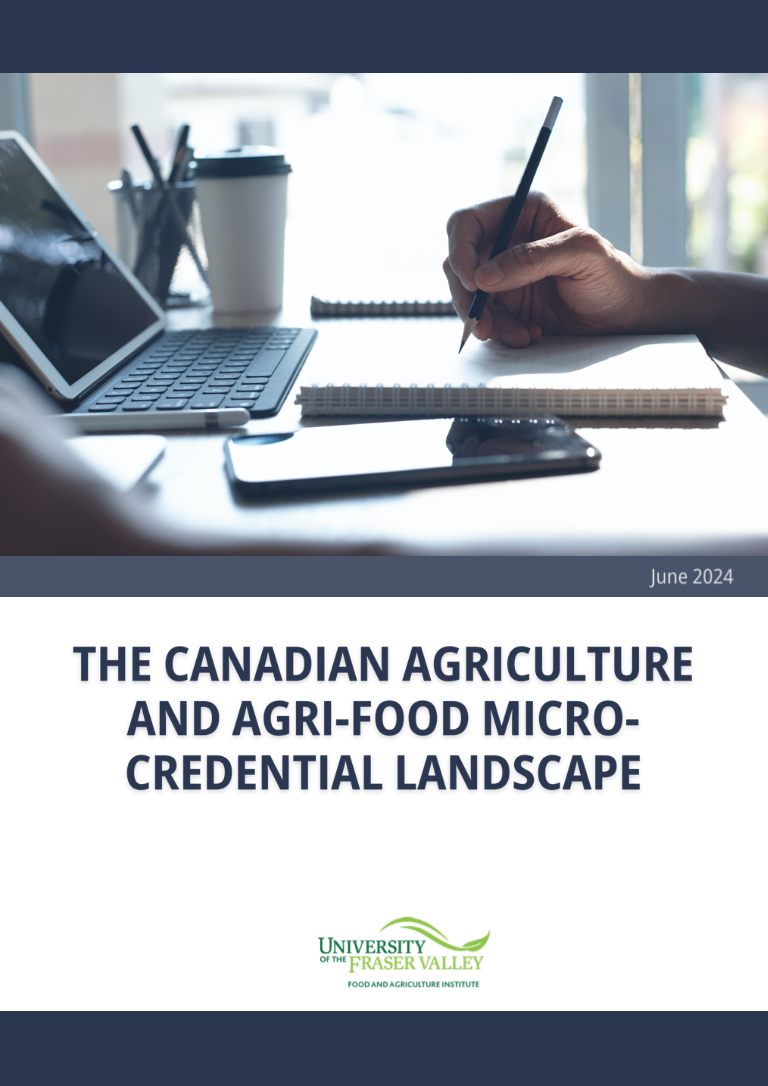 The Canadian Agriculture and Agri-food Micro-credential Landscape