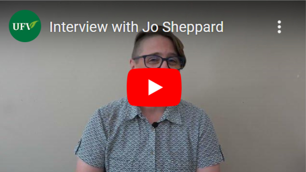 Thumbnail of interview video with Joanne S visible in the frame